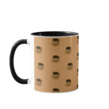 Mid Century Modern Brown Cosy Coffee Cup
