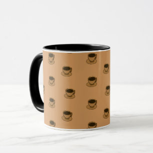 Mid Century Modern Brown Cosy Coffee Cup