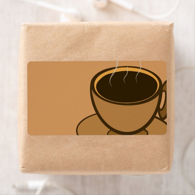 Mid Century Modern Brown Cosy Coffee Cup (Insitu)