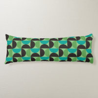 Mid-Century Modern Brown green and turquoise    