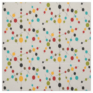 Mid-Century Modern Bubbles and Sticks Fabric ll