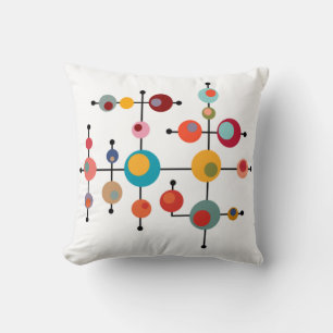 Mid-Century Modern Bubbles Cushion