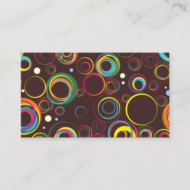 Mid Century Modern Business Cards (Front)
