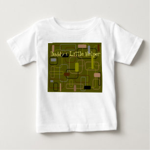 Mid-Century Modern Camouflage Baby T-Shirt