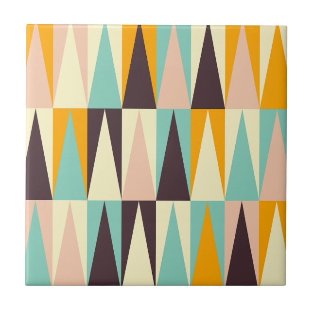 Mid Century Modern Ceramic Tile (Front)