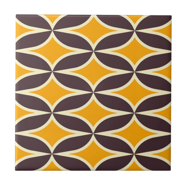 Mid Century Modern Ceramic Tile (Front)