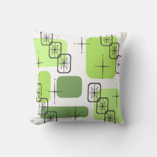 Mid Century Modern Chartreuse Green Cushion