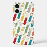 Mid Century Modern Chemistry Test Tube Stripe