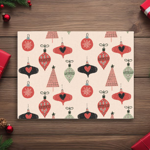 Mid-Century Modern Christmas Tissue Paper