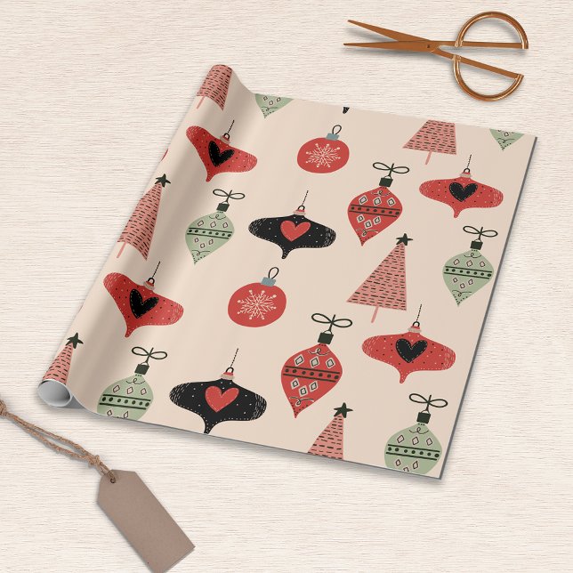 Mid Century Modern Christmas Wrapping Paper (Creator Uploaded)