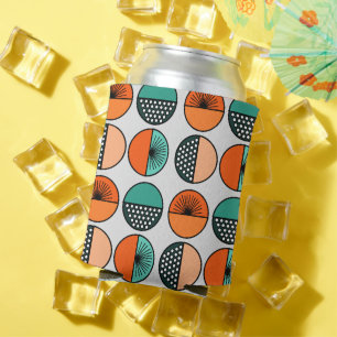 Mid-Century Modern Circle Halves Can Cooler