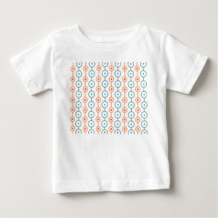 Mid-Century Modern Circle Strings Baby T-Shirt