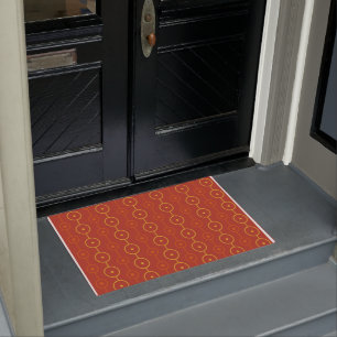 Mid-Century Modern Circle Strings Doormat
