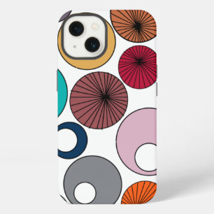 Mid-Century Modern Circles iPhone 13 Case