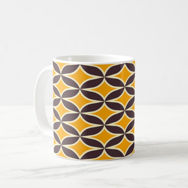 Mid Century Modern Coffee Mug (Front Left)