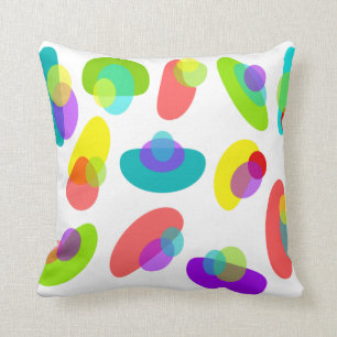 Mid-Century Modern Colourful Abstract Cushion