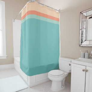 Mid Century Modern Colours Shower Curtain