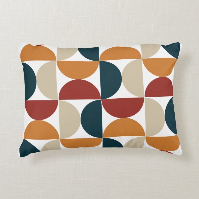 Mid-Century Modern Copper Firefly     Decorative Cushion (Front)