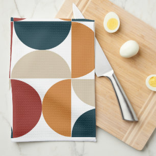 Mid-Century Modern Copper Firefly    Tea Towel