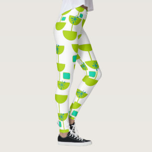 Mid-Century Modern Cups Leggings