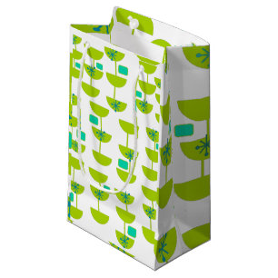 Mid-Century Modern Cups Small Gift Bag