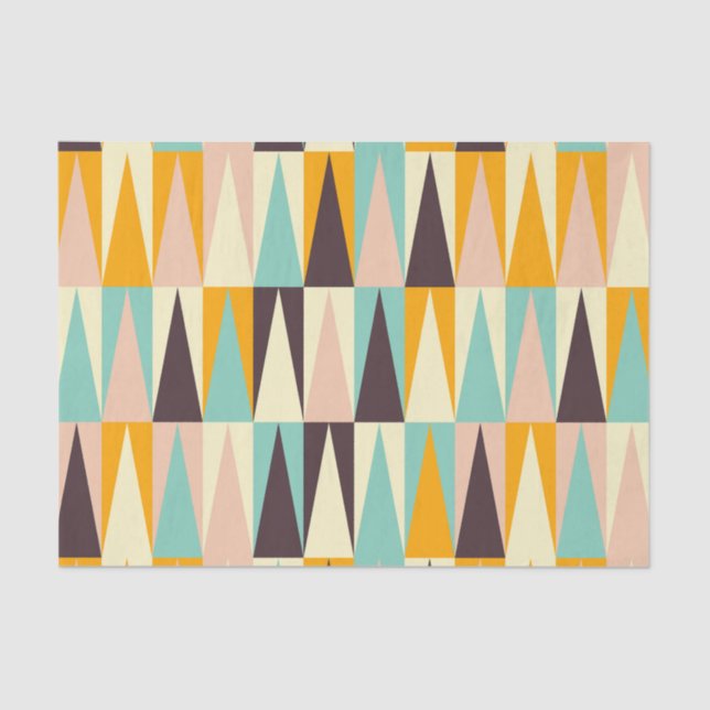 Mid Century Modern Decoupage Tissue Paper (Front)