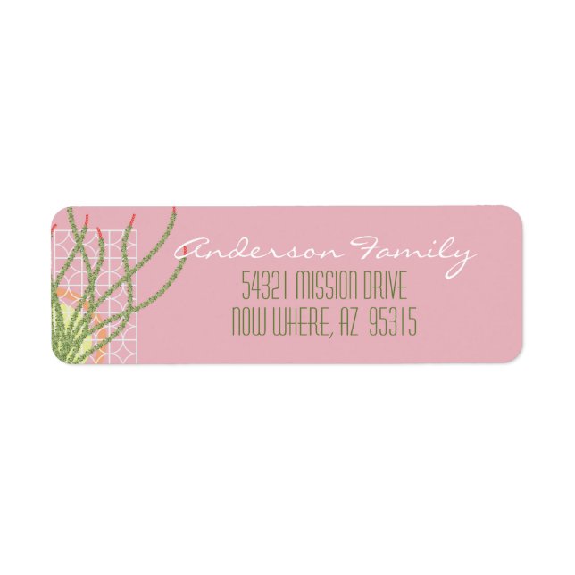 Mid Century Modern Desert Cactus (Front)