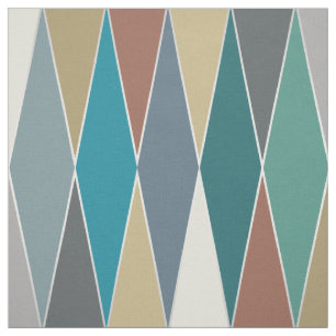 Mid Century Modern Diamonds (Large) Fabric
