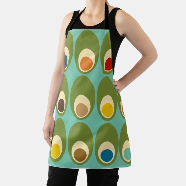 Mid-Century Modern Eggs  Apron (Insitu)