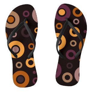 Mid-Century Modern Fall Geometric Jandals