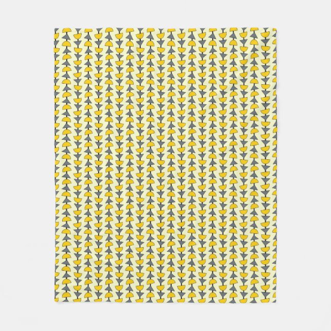 MID-CENTURY MODERN FLEECE BLANKET (Front)