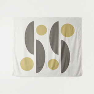 Mid Century Modern Geo Abstract 05 Tapestry