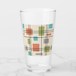 Mid Century Modern Geometric 3 Glass