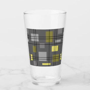 Mid Century Modern Geometric 4 Glass