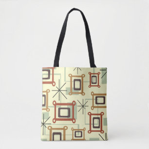 Mid Century Modern Geometric Art Tote Bag