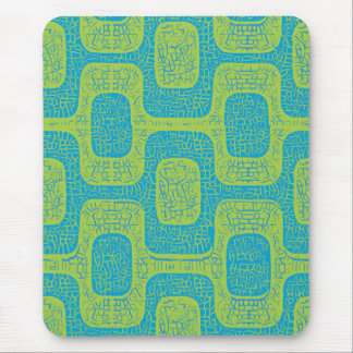 Mid-Century Modern Geometric Design Mouse Pad