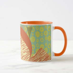 Mid Century Modern Geometric Mug