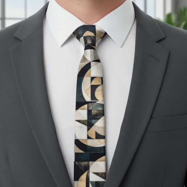 Mid-century Modern Geometric Neck Tie (Creator Uploaded)