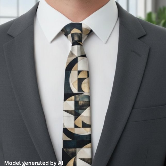 Mid-century Modern Geometric Neck Tie (Creator Uploaded)
