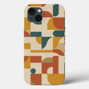 Mid-Century Modern Geometric Pattern  iPhone 13 Case