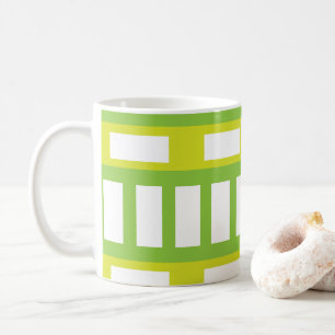 Mid Century Modern Geometric Pattern Coffee Mug