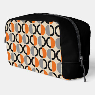 Mid Century Modern Geometric Pattern Dopp Kit