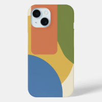 Mid Century Modern Geometric Pattern - Retro 1950s