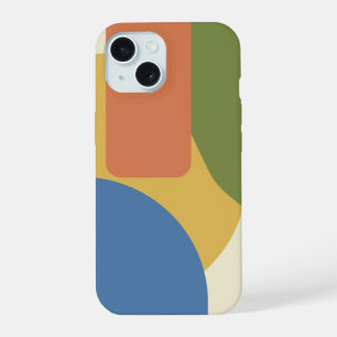 Mid Century Modern Geometric Pattern - Retro 1950s iPhone 15 Case
