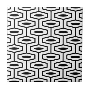 Mid Century Modern Geometric Pattern Tile