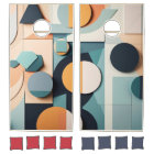 Mid Century Modern Geometric Shapes Art 