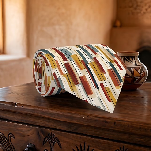 Mid-Century Modern Geometric Tanabata  Tie (Creator Uploaded)