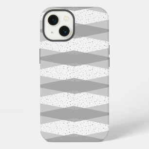Mid Century Modern Grey Argyle iPhone / iPad Case