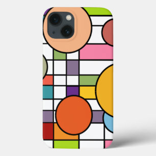 Mid-Century Modern Grid iPhone 13 Case