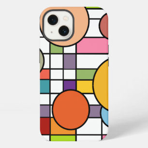 Mid-Century Modern Grid iPhone 13 Case